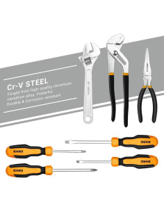 Juego de Herramientas Mecánicas DEKOPRO 192 Piezas con Estuche 2