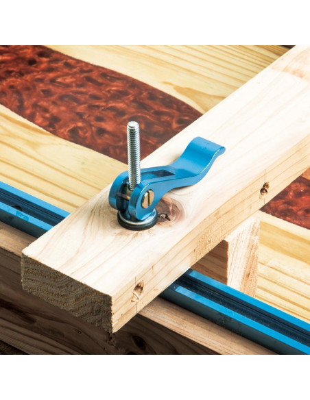 Abrazaderas de Leva POWERTEC 2PK 1/4"-20 para Carpintería