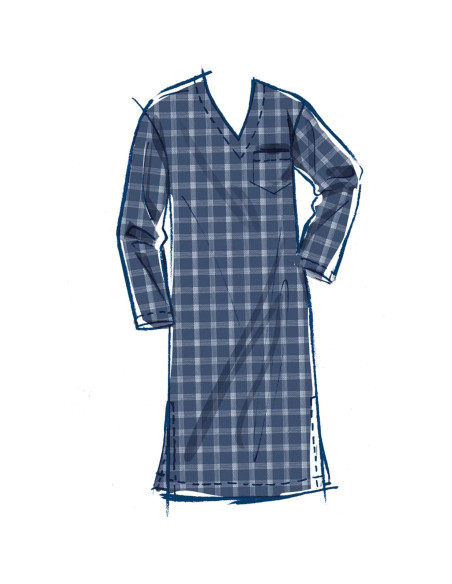 Kit de Patrón de Costura McCall's M8443 para Hombre - Bata, Camisón y Pantalones