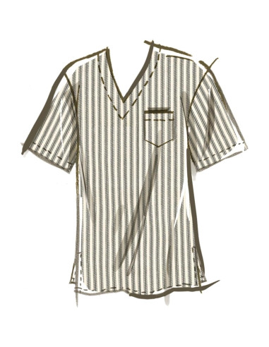 Kit de Patrón de Costura McCall's M8443 para Hombre - Bata, Camisón y Pantalones