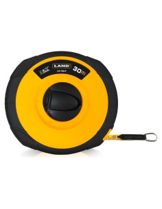Cinta Métrica de Fibra de Vidrio 30m LAND - Escala Dual