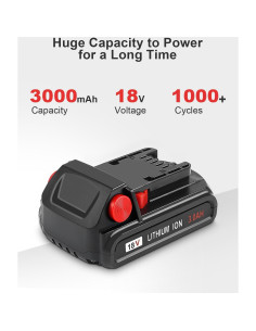 Batería de Litio 3.0Ah 18V KOOMICY para Milwaukee M-18 2
