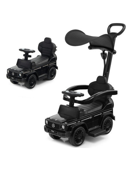 Coche Empujable 3 en 1 Costzon Mercedes Benz Negro