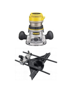 Router DEWALT DW618K 2.25 HP con Guía de Bisel y Aspiradora