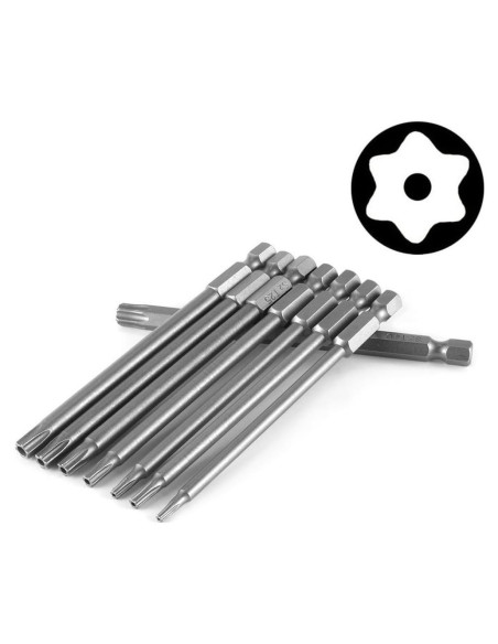 Juego de Puntas de Destornillador Torx Yakamoz 8pcs 100mm