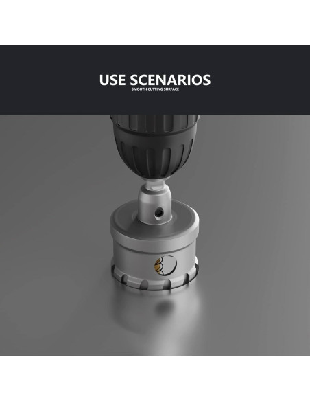 Kit de Sierras de Corona 11 Piezas CSOOM Carburo Titanio