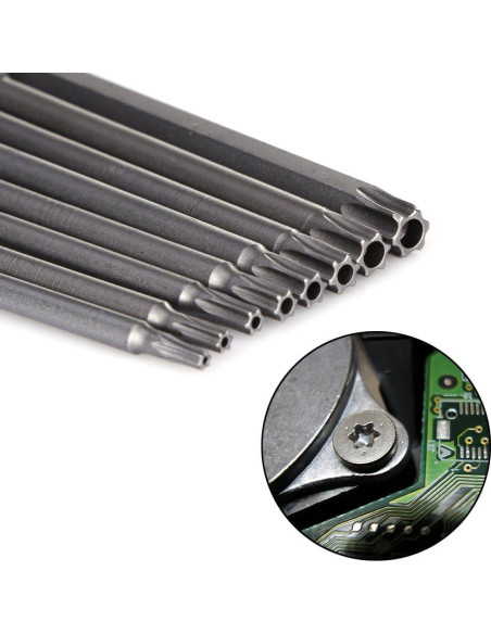 Juego de Puntas de Destornillador Torx Yakamoz 8pcs 100mm