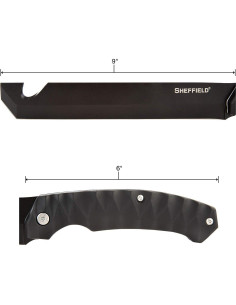 Machete Sheffield 12141 Fletcher 23 cm Supervivencia Táctico 2
