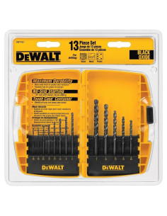 Juego de Brocas DEWALT DW1163 13 Piezas Óxido Negro 135