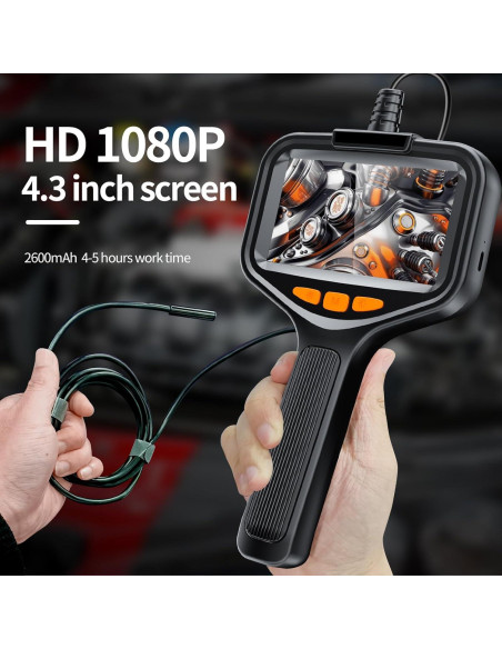 Cámara de Endoscopio 1080P HD EFUTONPRO 1.98m IP67