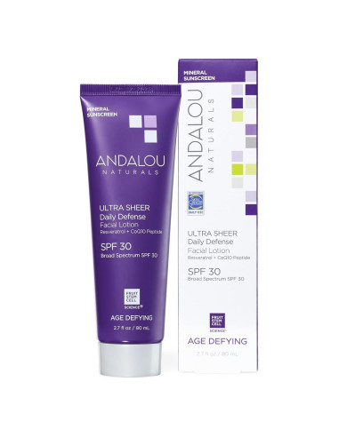 Andalou Naturals Crema Solar Facial Antienvejecimiento SPF 30 - 80 ml