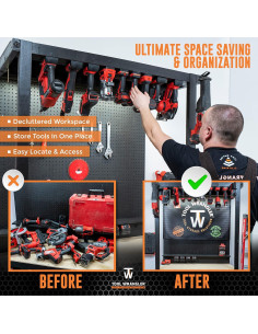 Combo de Organización Tool Wrangler 8pc para Herramientas Milwaukee M18 2