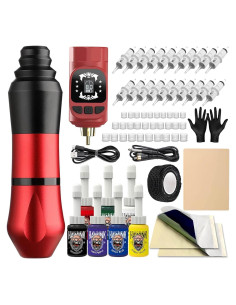 Kit de Tatuaje HAWINK Máquina Rotativa con Batería 1600mAh