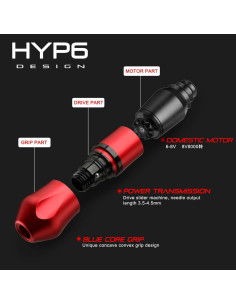 Kit de Tatuaje HAWINK Máquina Rotativa con Batería 1600mAh 2