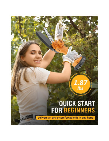 Mini Motosierra Eléctrica Inalámbrica NEOTEC 15.24cm 800W