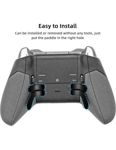 Palancas de Metal Mcbazel para Xbox Elite/Elite 2 - 4 Pcs Negro