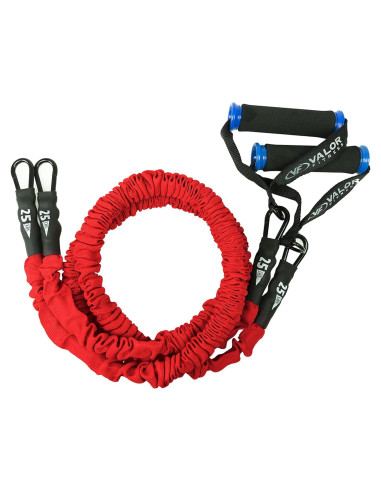 Bandas de Resistencia Valor Fitness 11.34 kg - Entrenamiento Fuerza