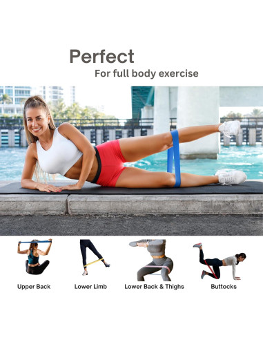 Bandas de Resistencia ZYVE MINIBAND 5 Niveles Caucho Natural