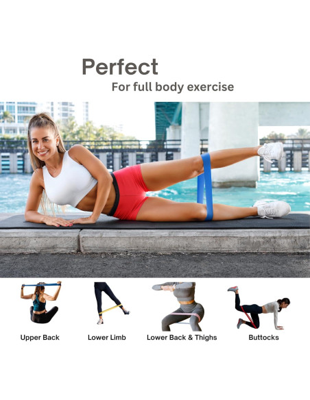 Bandas de Resistencia ZYVE MINIBAND 5 Niveles Caucho Natural