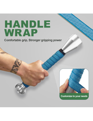 Club de acero ajustable Coniflor 6 en 1 + bandas de resistencia