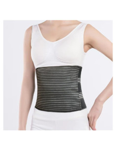 Faja de Compresión ONETOZERO para Alivio Lumbar Negra