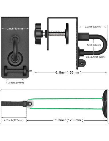 Polea para Hombro BeneLabel con Anclaje de Puerta - Rehabilitación y Entrenamiento