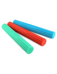 QWORK Barras de Ejercitador de Mano en Espiral - 3 Piezas, 3 Niveles de Resistencia