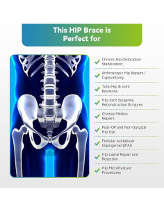 Soporte de Cadera Komzer HP314-1 Ajustable Postoperatorio 2