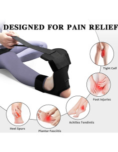 Correa de Estiramiento Sindax para Yoga y Terapia Física 145cm 2