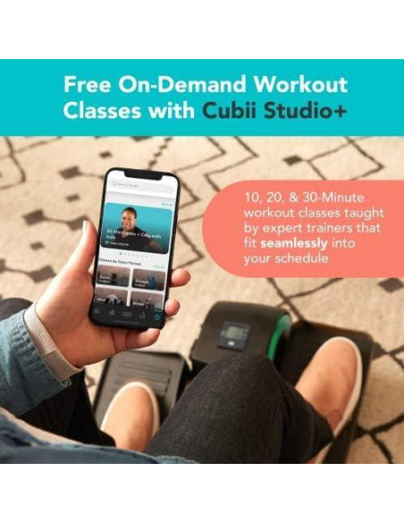 Cubii Move - Bicicleta elíptica bajo escritorio ajustable