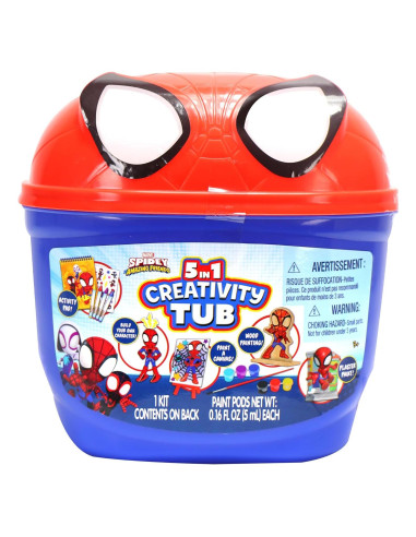 Tubo de Creatividad 5 en 1 Marvel Spidey Tara Toys