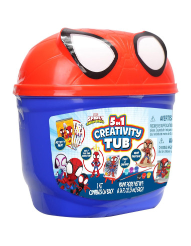 Tubo de Creatividad 5 en 1 Marvel Spidey Tara Toys