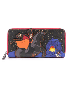 Billetera Loungefly Disney Aladino Jafar Vegana Mediana