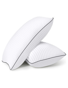 Juego de 2 Almohadas HYLEORY Queen Suaves y Transpirables