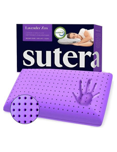 Almohada de Espuma de Memoria SUTERA Lavanda Zen 40,6 cm