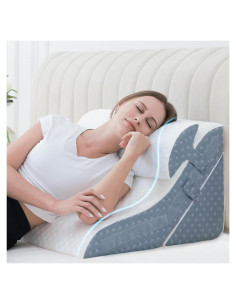 Cojín en cuña ajustable Ziiyllean para reflujo ácido 60 cm