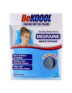 Almohada de Gel Frío BeKOOOL Suave Reutilizable 30x18 cm