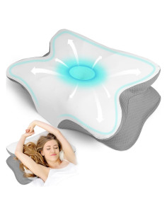 Almohada Viscoelástica Ortopédica Enighs 63x35x13/10cm