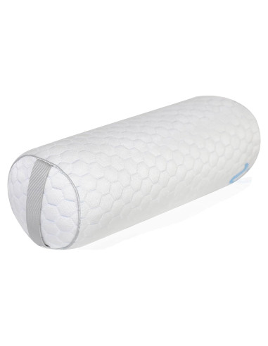 Almohada Cilíndrica Kingnex 20x8 para Alivio de Espalda
