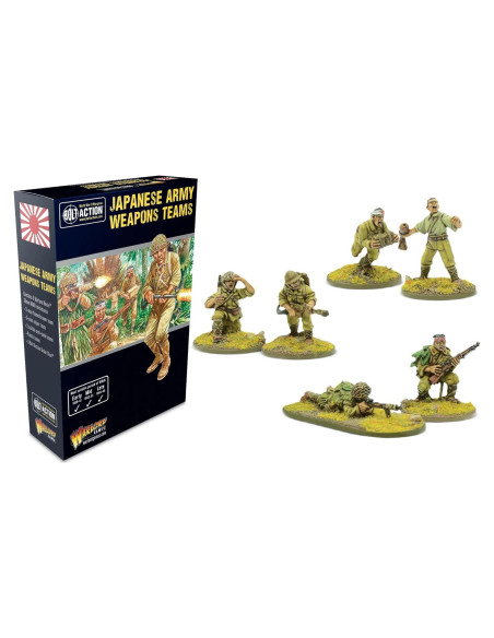Miniaturas de Guerra Bolt Action Warlord 1:56 Japón 6 Figuras Miniaturas de Guerra Bolt Action Warlord 1:56 Japón 6 Figuras