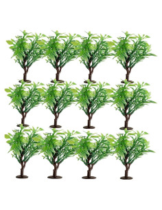 12 Figuras de Árboles Plásticos Artoy 12,7 cm para Manualidades