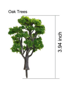 Miniatura Árboles Plásticos AmyBy 12 Figuras Diorama 2