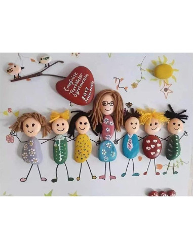 50 Piezas de Piedras Naturales para Pintar 3-6 cm Nasrslla