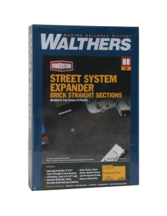 Kit de calles a escala HO Walthers Cornerstone 63 cm ladrillo 2