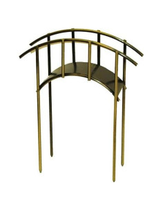 Puente Miniatura de Jardín de Hadas G & F 10,16x3,18 cm Rústico