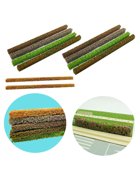 Cayway 5 Tiras Arbustos Miniatura 20 cm Decoración Paisaje