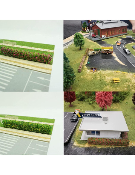 Cayway 5 Tiras Arbustos Miniatura 20 cm Decoración Paisaje