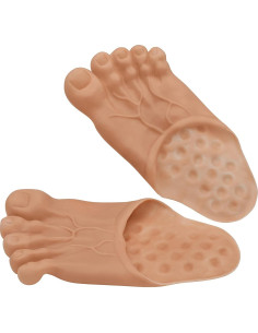 Zapatillas de Disfraz Gigantes Nicky Bigs - Hombre de las Cavernas 2