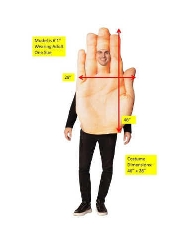 Disfraz de Mano Rasta Imposta Unisex Adulto Talla Única