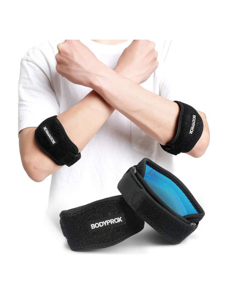 Faja para Codo Bodyprox 2 Piezas Alivio Dolor Tenista
